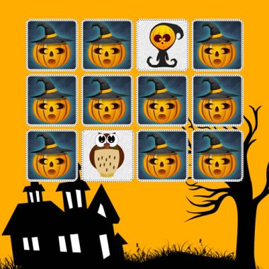 Kids Memory Game: Halloween